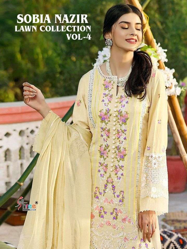 Shree Fabs Sobia Nazir Lawn Collection Vol 4